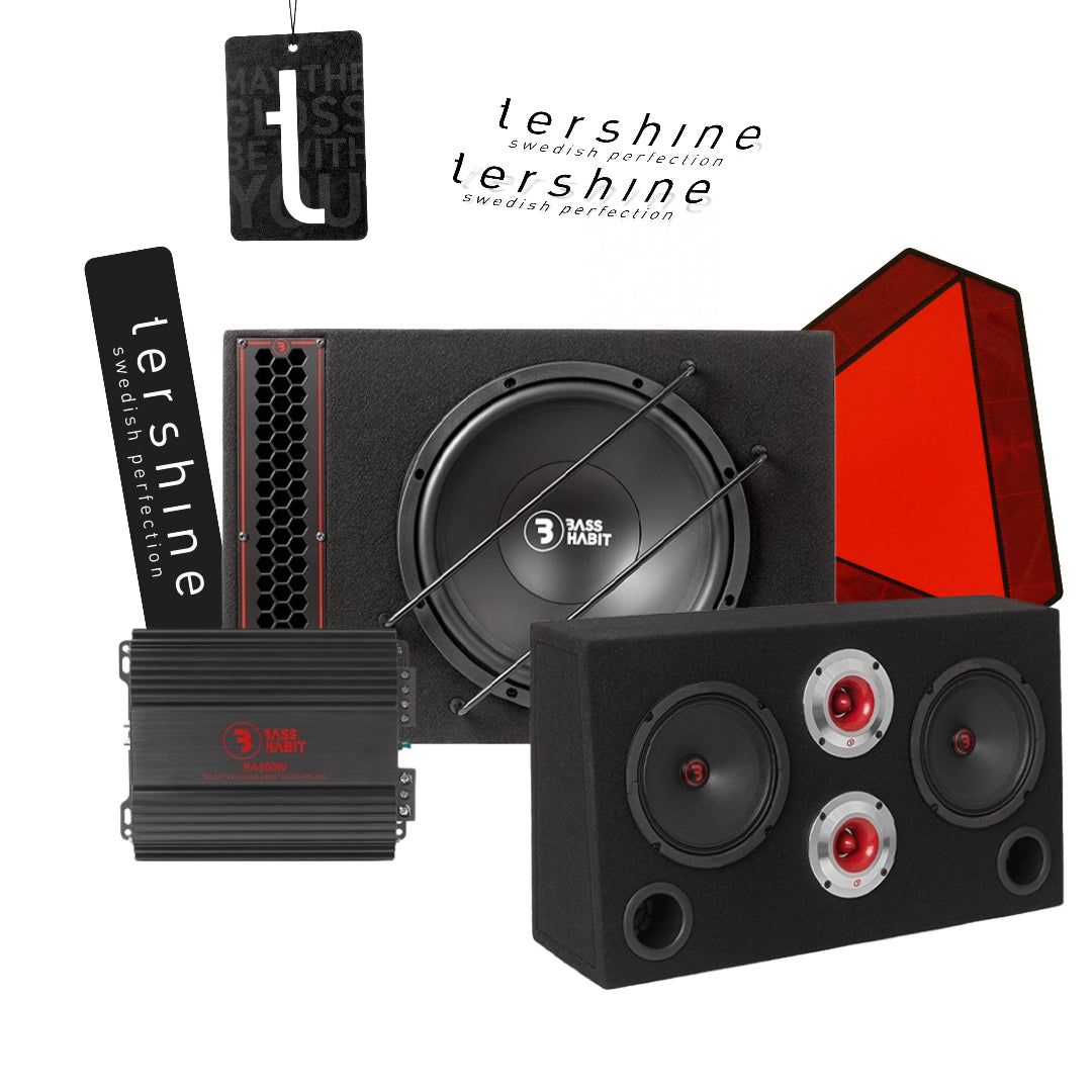 Bass Habit PL112A A-traktor paket med Tershine tillbehör, Galet grymt kit
