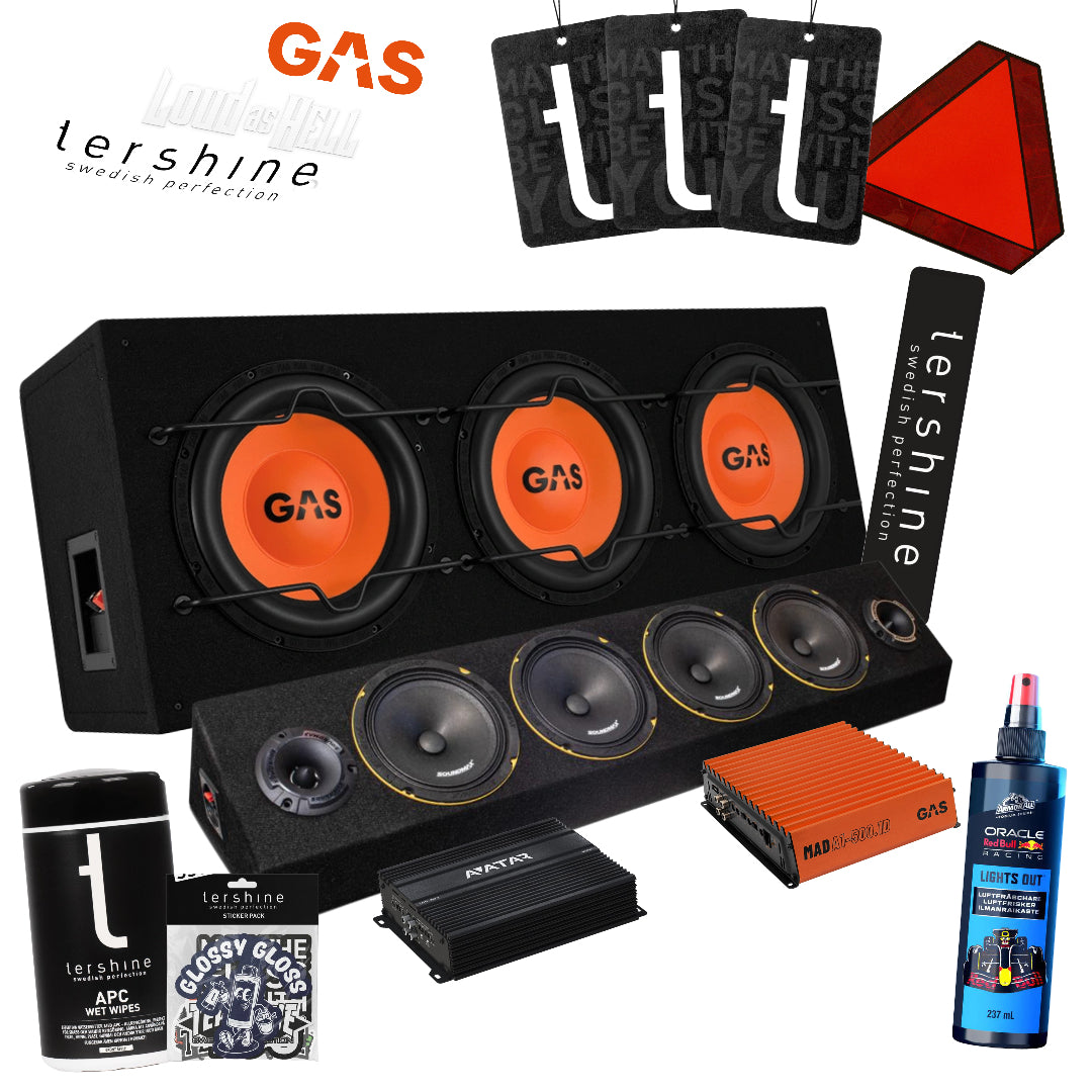GAS MAD B1-310 med Soundmax SX-MX6, Fett galet A-traktor paket