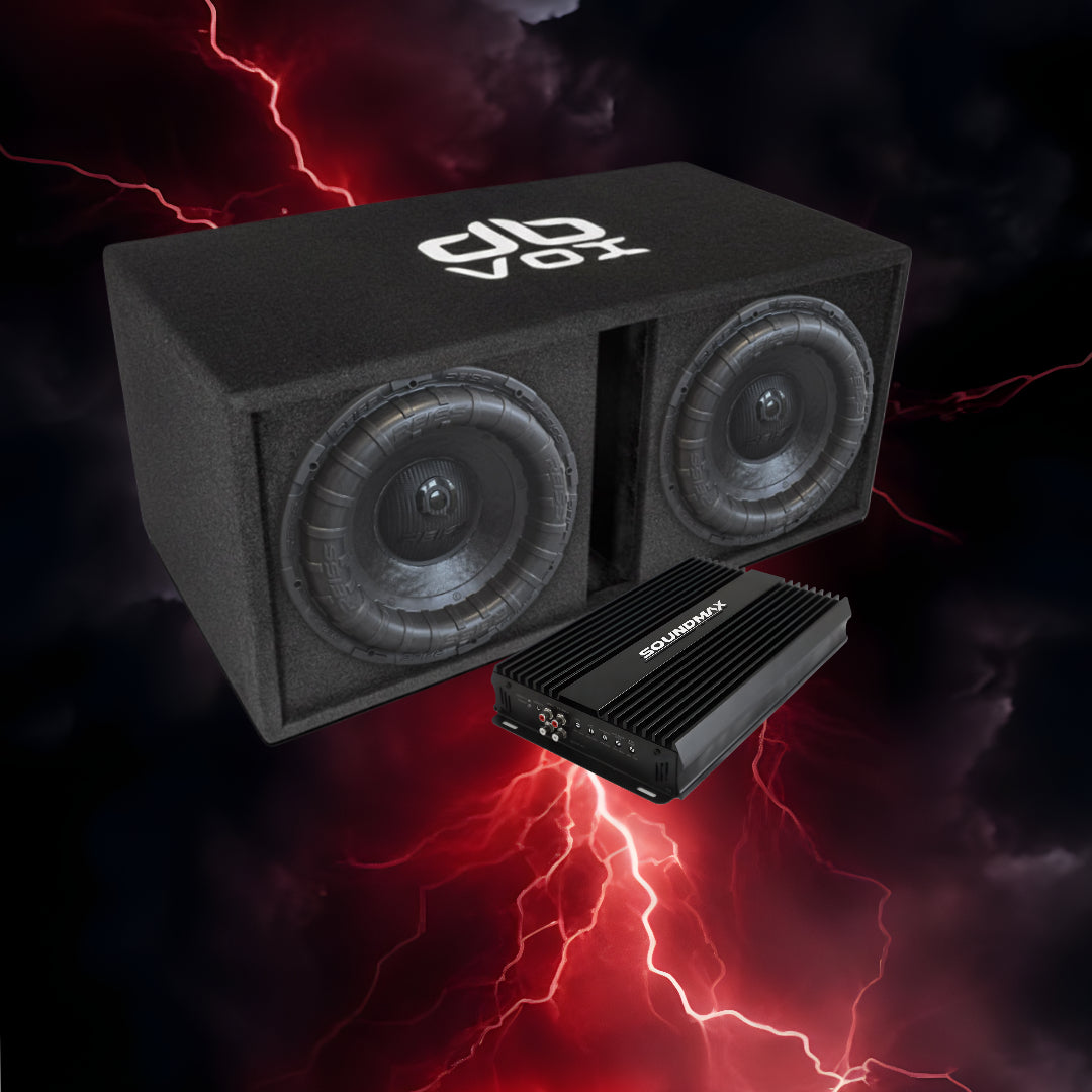Reiss RS-RX15 med Soundmax SX-3000.1D, Brutalt tufft baspaket