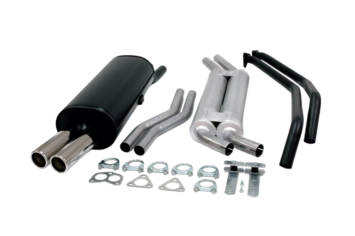 Avgassystem BMW E30 6-cyl 2*70