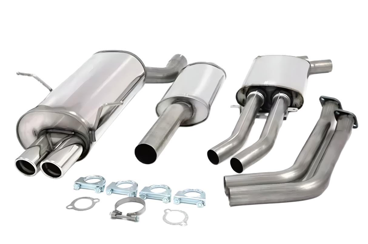 Avgassystem BMW E46 6-cyl 2*70