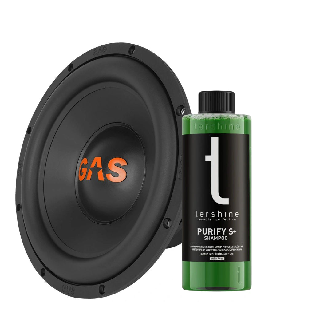 GAS MAD S2-10D2, 10" baselement Tershine Purify S+