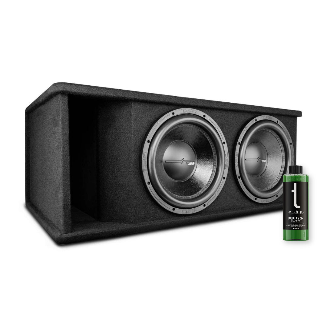DS18 ZR212LD, portad 2x12 tums baslåda med Tershine Purify S