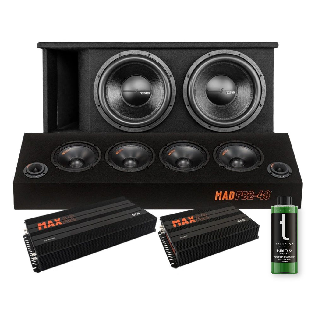 DS18 ZR212LD med GAS MAD PB2-48 & Tershine Purify S, tungt raggarpaket