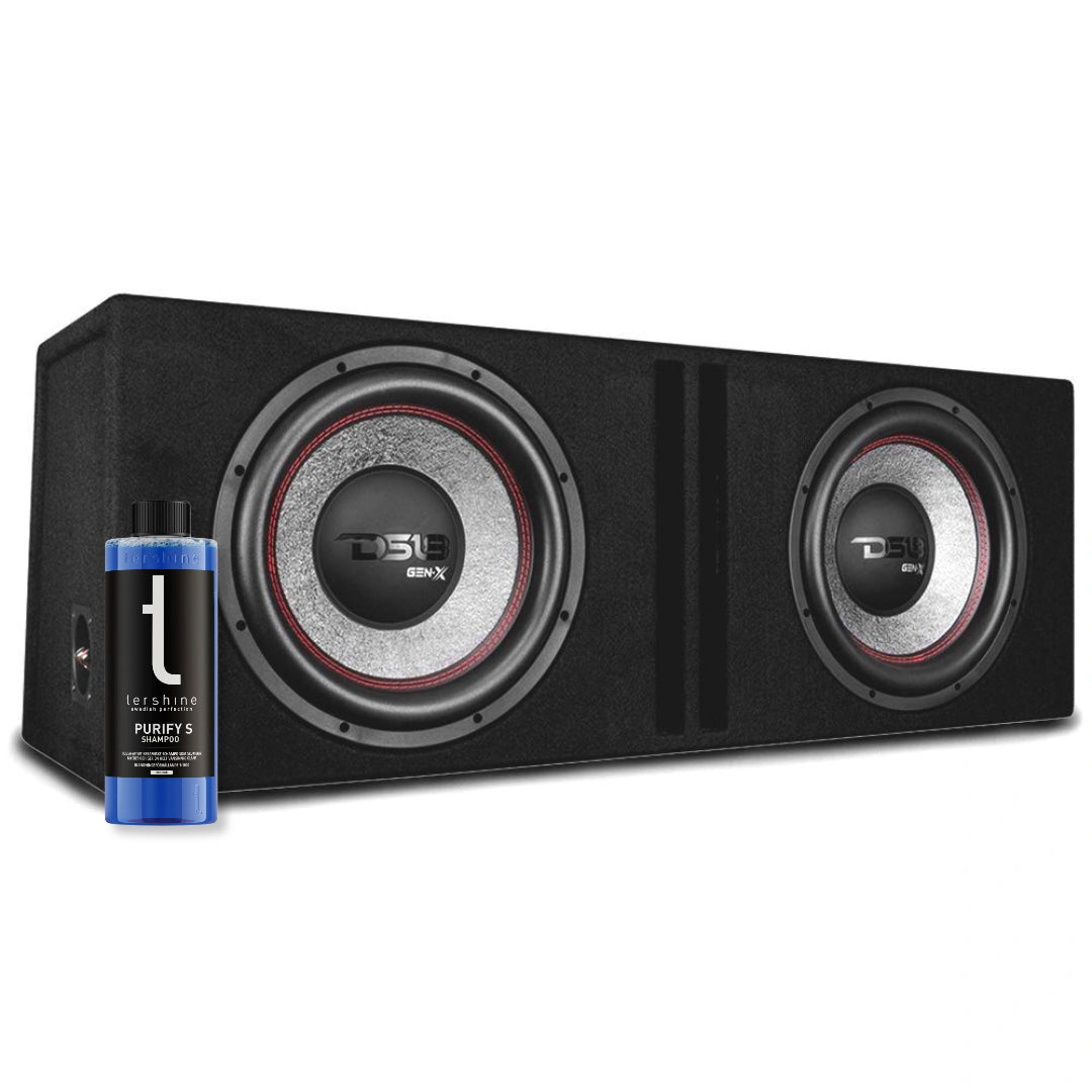 DS18 GEN-X212LD, portad 2x12 tums baslåda med Tershine Purify S