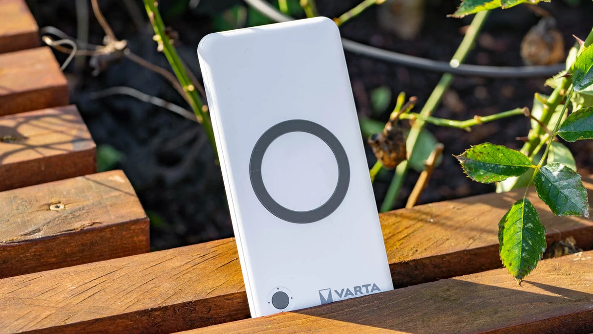 VARTA Wireless Power Bank 10000 mAh – Trådlös Snabbladdning & Powerbank i Ett