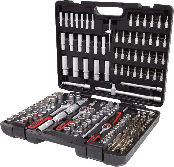 KS Tools Hylsnyckelsats 195-delar – 1/4", 3/8" och 1/2" (917.0795)