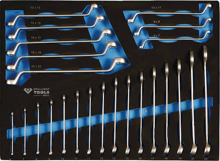 Verkstadsvagn med verktyg – 207 delar – Brilliant Tools BT153207