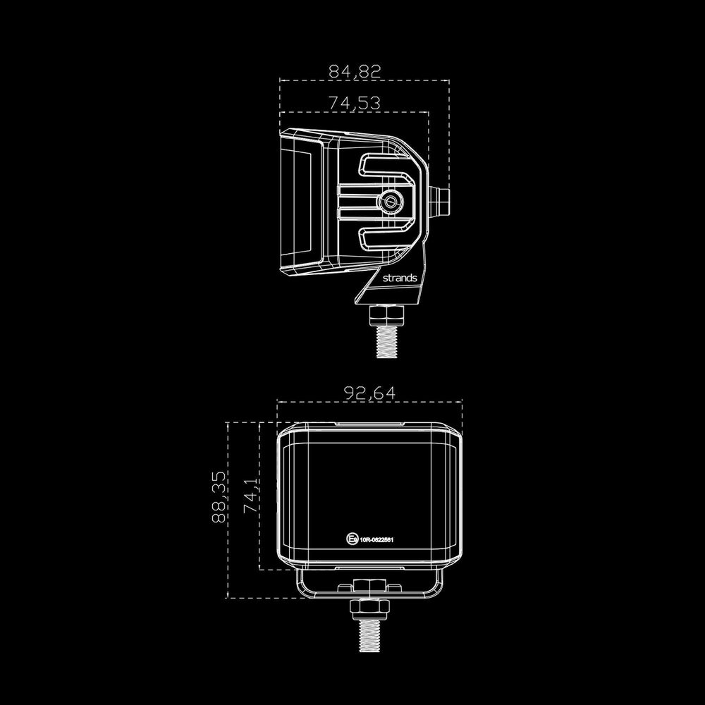 Strands Lighting Division SIBERIA XP RED FOX ARBETSLJUS 44W