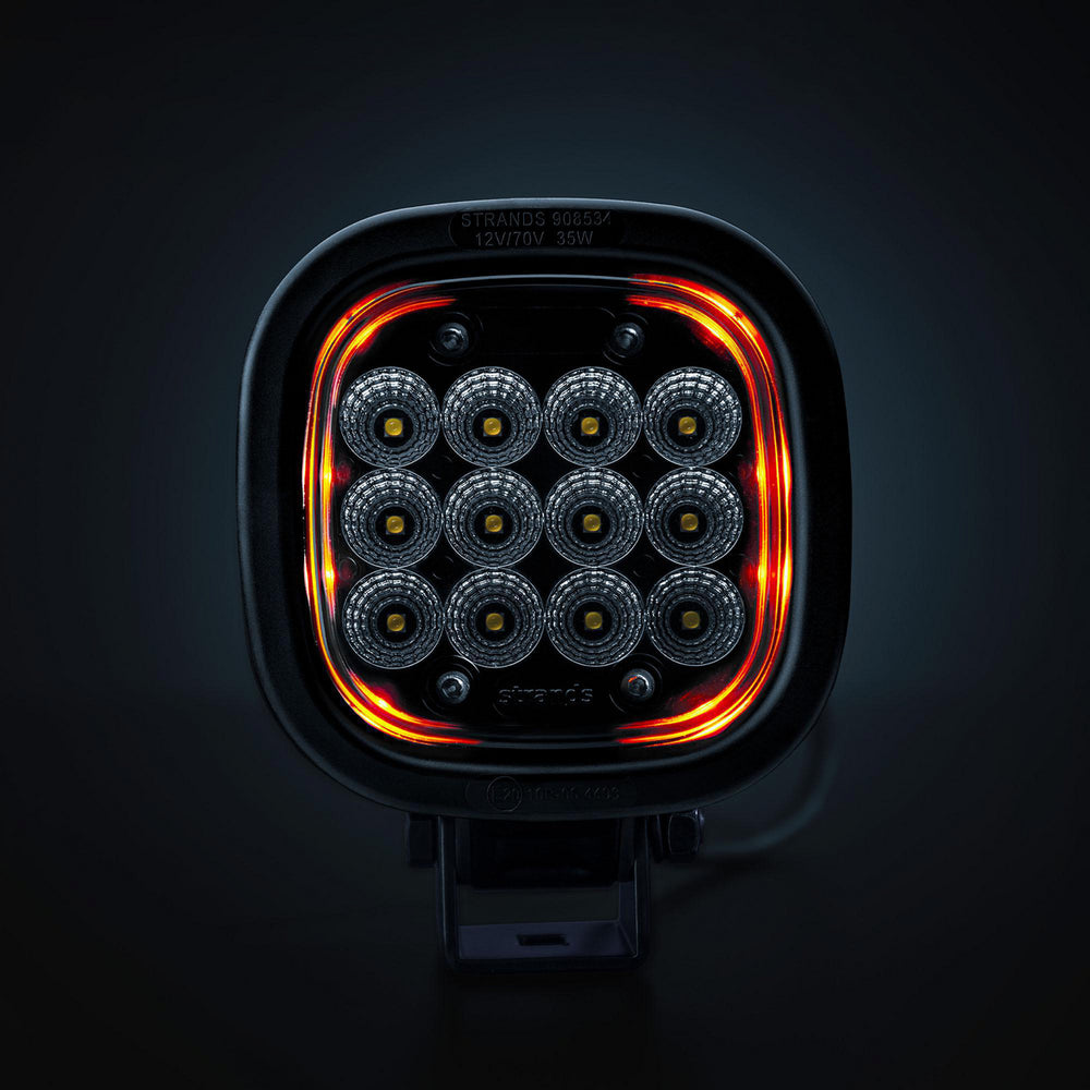 President Arbetsljus 2.0 – 25W positionsljus orange, Flood, IP6K9K, Vattentät LED arbetslampa