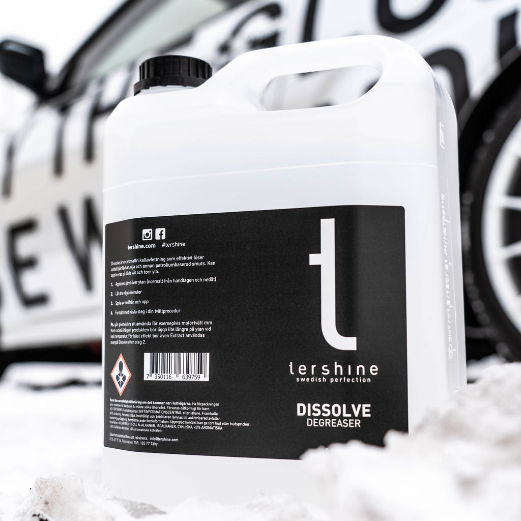 Tershine Dissolve - Degreaser, kallavfettning, 5 L