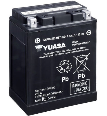 Yuasa MC-batteri AGM H-P 12V 12,6 ah