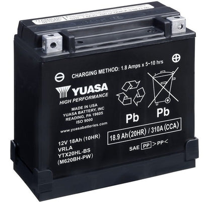 Yuasa MC-batteri AGM H-P 12V 19 ah