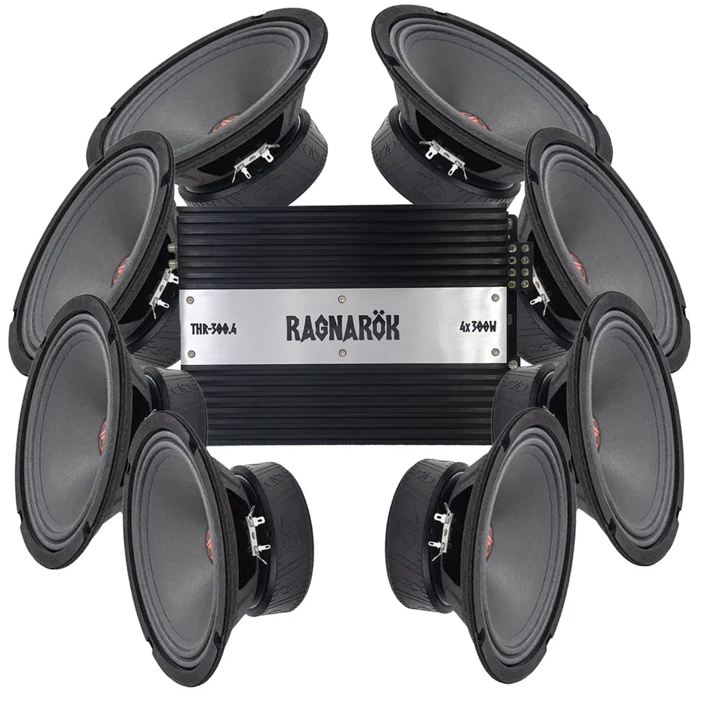 DD Audio VO-M208-S4 8x8" Amp pack