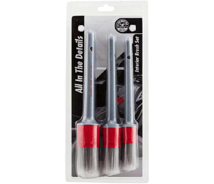 Chemical Guys Interior Detailing Brushes, 3-pack