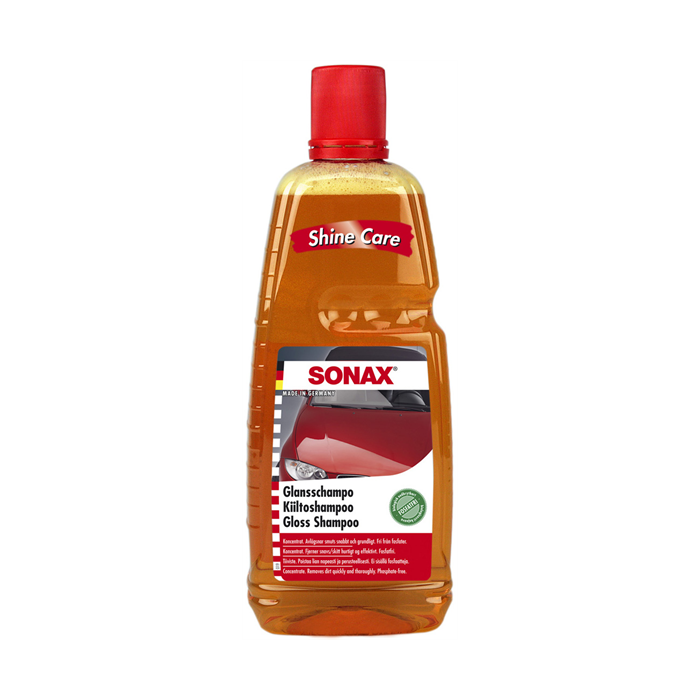 SONAX Glansschampo 1L – Effektiv och skonsam rengöring med glanshöjande effekt
