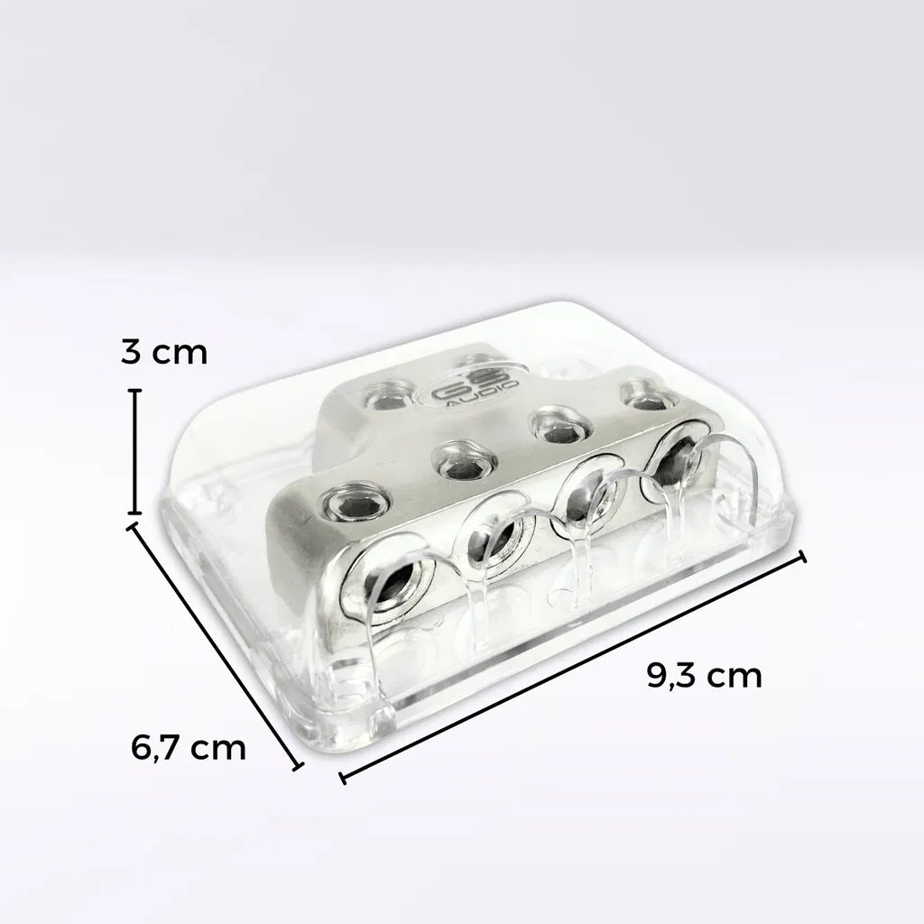 6-Way Power Distribution Block GS Audio | IN/OUT: 6x50/25