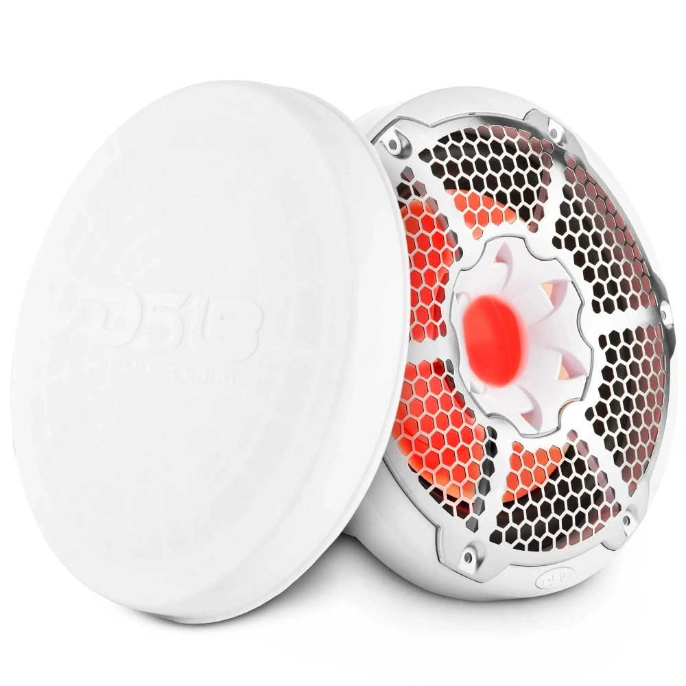 DS18 NXL-10SUB/WH, vit 10 tums marinbas med LED, par