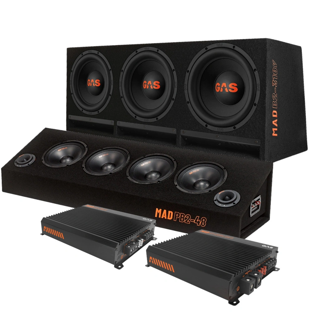 GAS MAD B2-310V A-traktor paket med Tershine tillbehör, Super tufft raggarkit