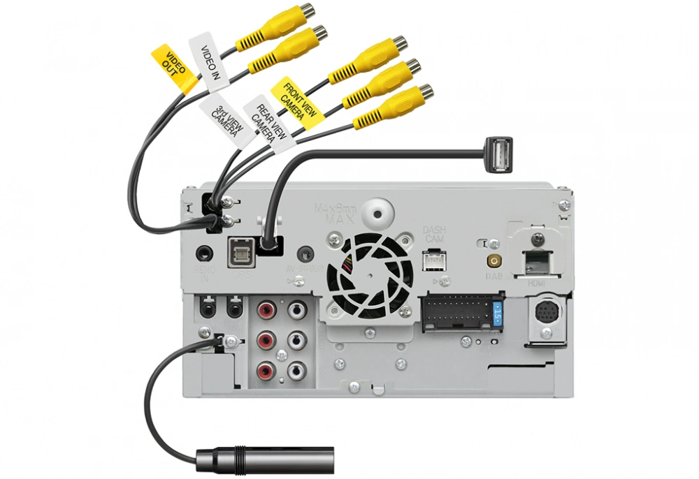 Kenwood DNR-992RVS, bilstereo med navigation, DAB+, Apple CarPlay och mer!