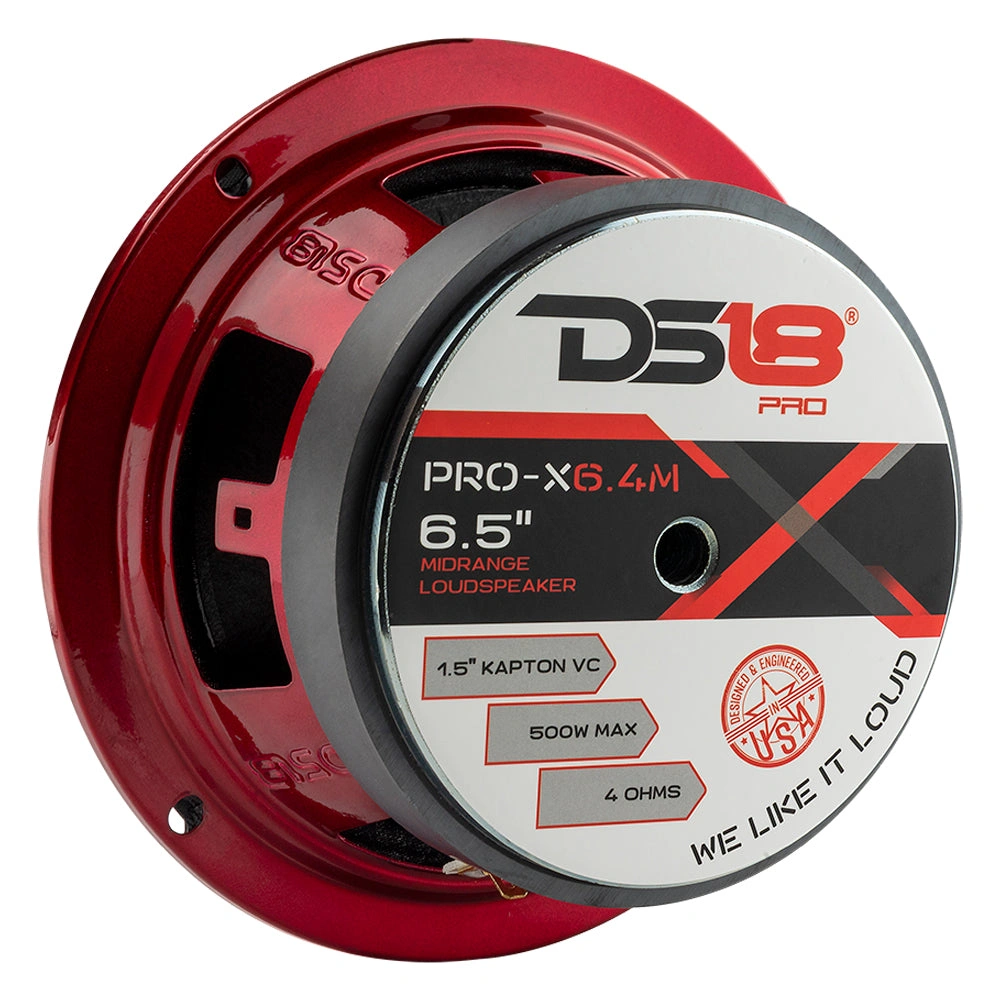 4-pack DS18 PRO-X6.4M, 6.5 tums midbas