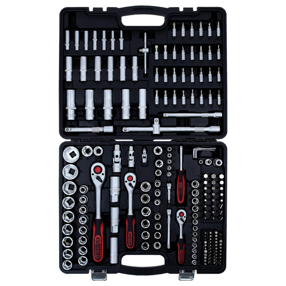 KS Tools Hylsnyckelsats 195-delar – 1/4", 3/8" och 1/2" (917.0795)