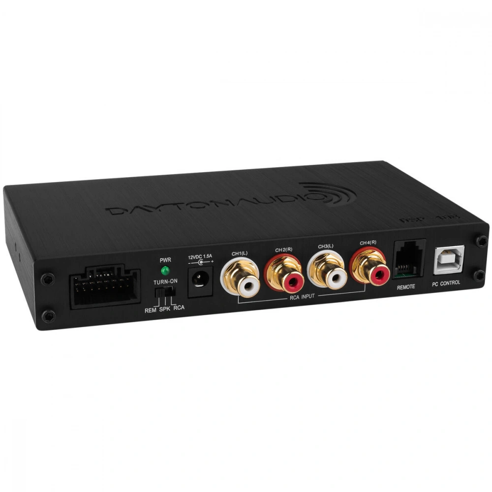 Dayton Audio DSP-408 4x8, ljudprocessor till bil & hem