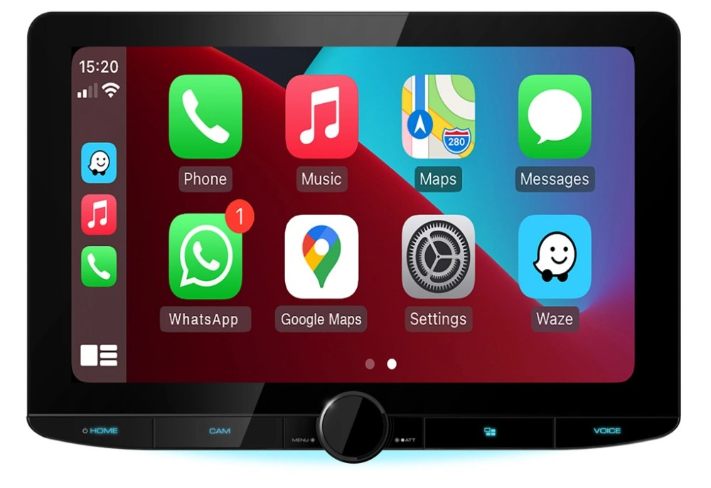 Kenwood DMX9724XDS, 10.1" skärm, Android Auto och CarPlay