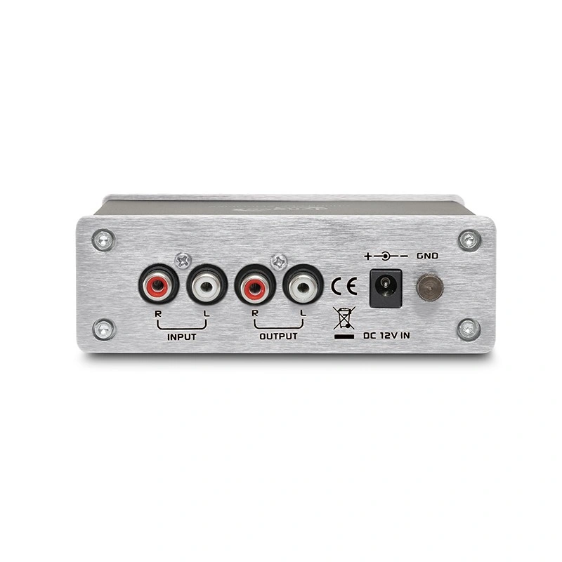 Dynavox TC-5B RIAA-förstärkare med batteristöd, silver