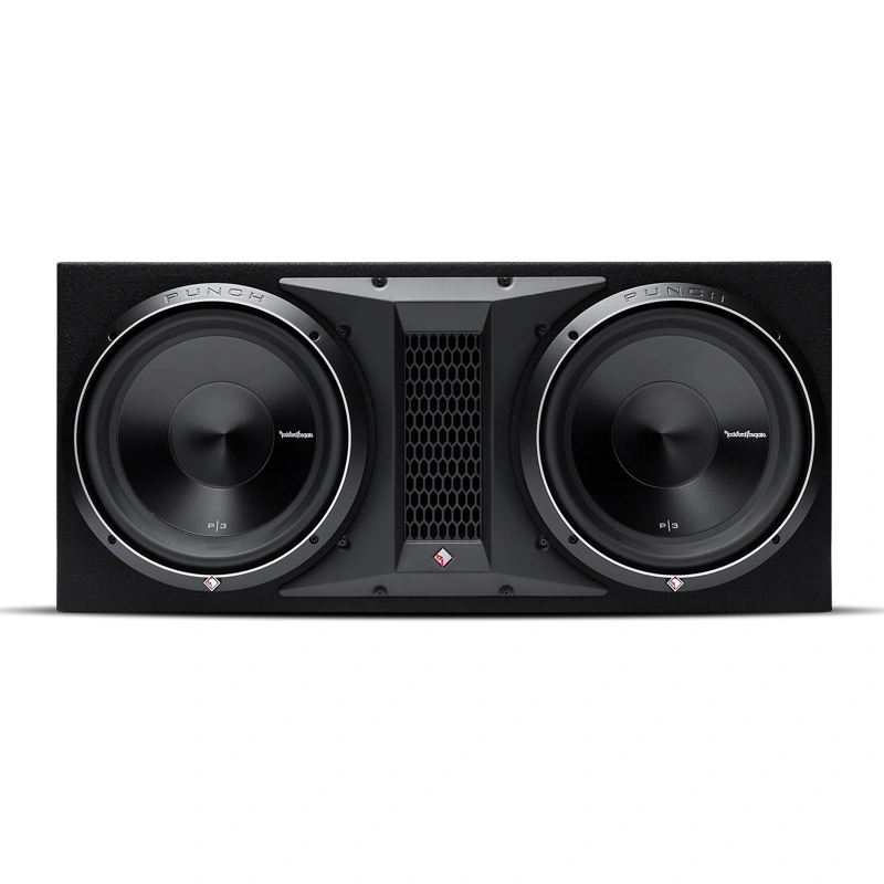 Rockford Fosgate P3 2x12 baslåda & GAS MAX A2-2500.1DL, baspaket