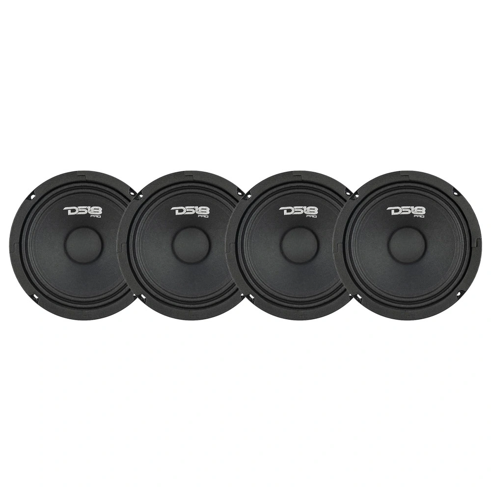 4-pack DS18 PRO-GM6.4, 6.5 tums midbas