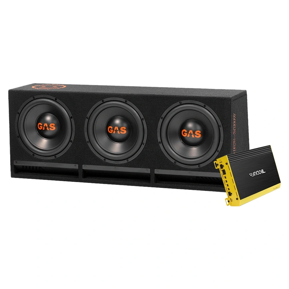 GAS MAD B2-310V med Recoil RL1000.1, 3x10" baspaket