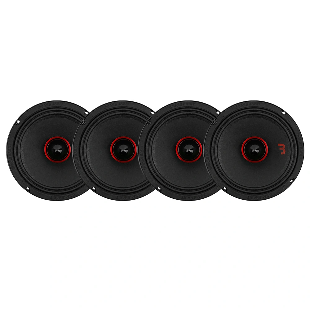 4-pack Bass Habit SPL Elite med Rebel SR25T och Ragnarök steg, SPL kit