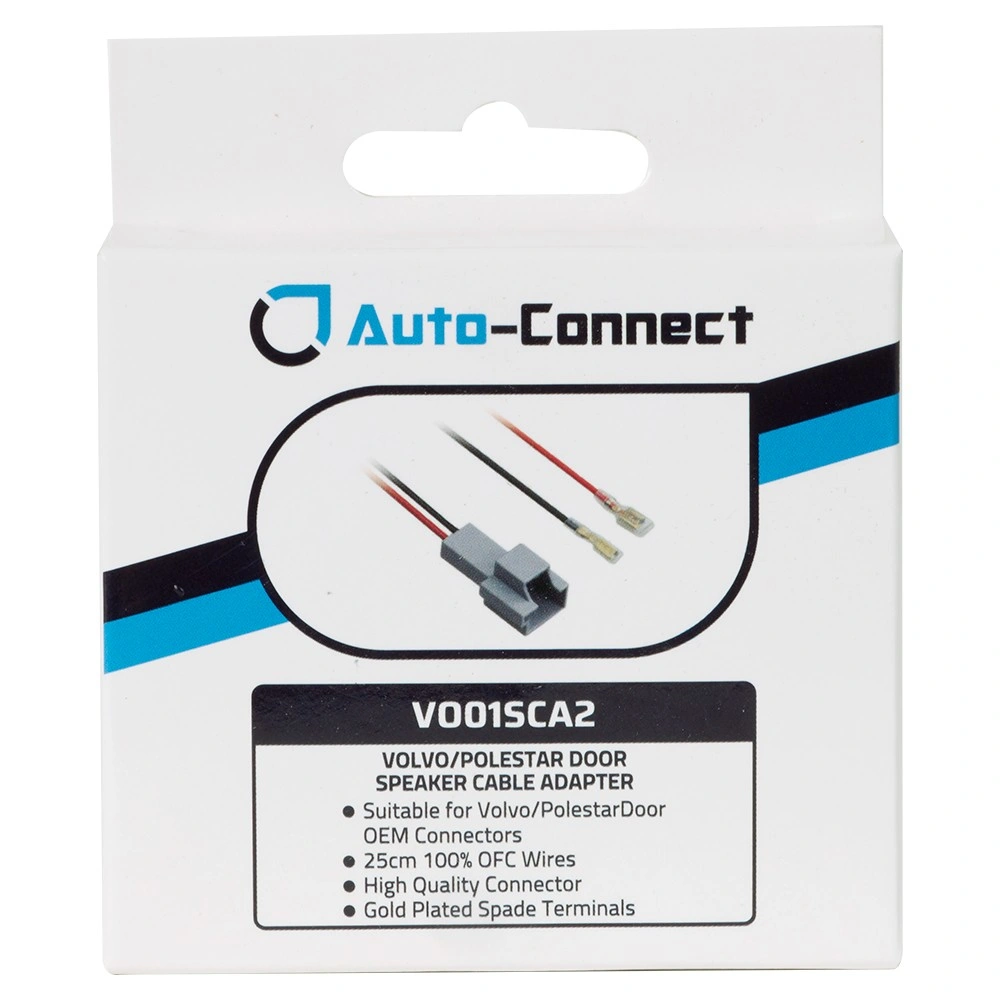Auto-Connect högtalarkontakter till dörrhögtalare Volvo/Polestar, par