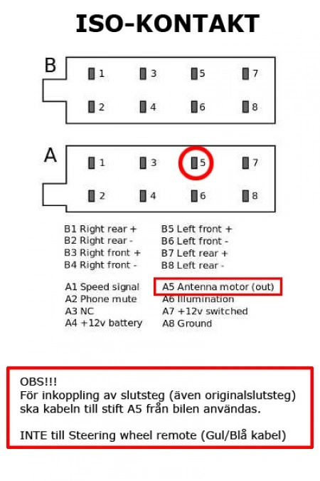 Kenwood DMX5020BTS, bilstereo med CarPlay och 6.8" stor skärm