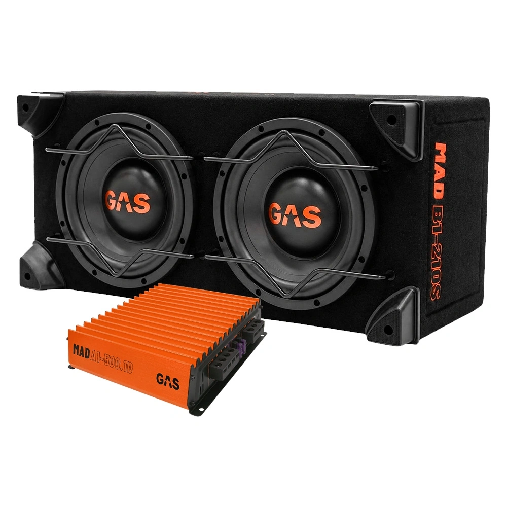 GAS MAD B1-210S med MAD A1-500.1D, 2x10 tums baspaket