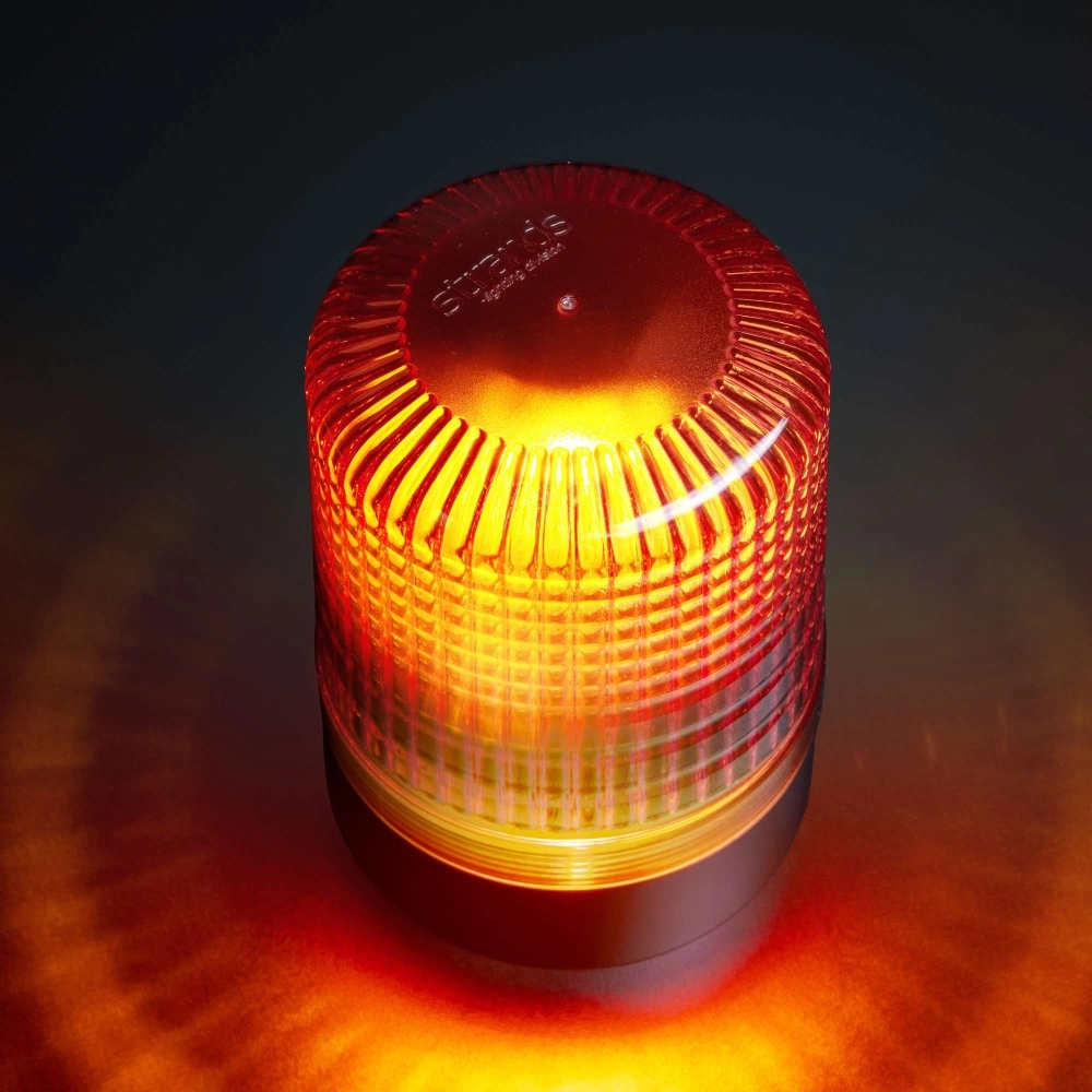 Strands IZE LED Lighthouse, bärnstensglas, ytmontage