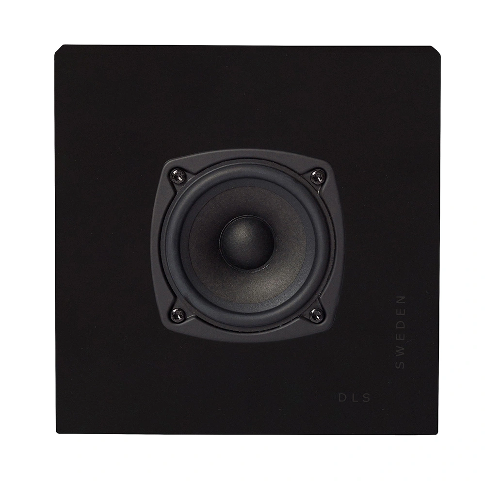2-pack DLS Flatbox Slim Mini vägghögtalare, mattsvart