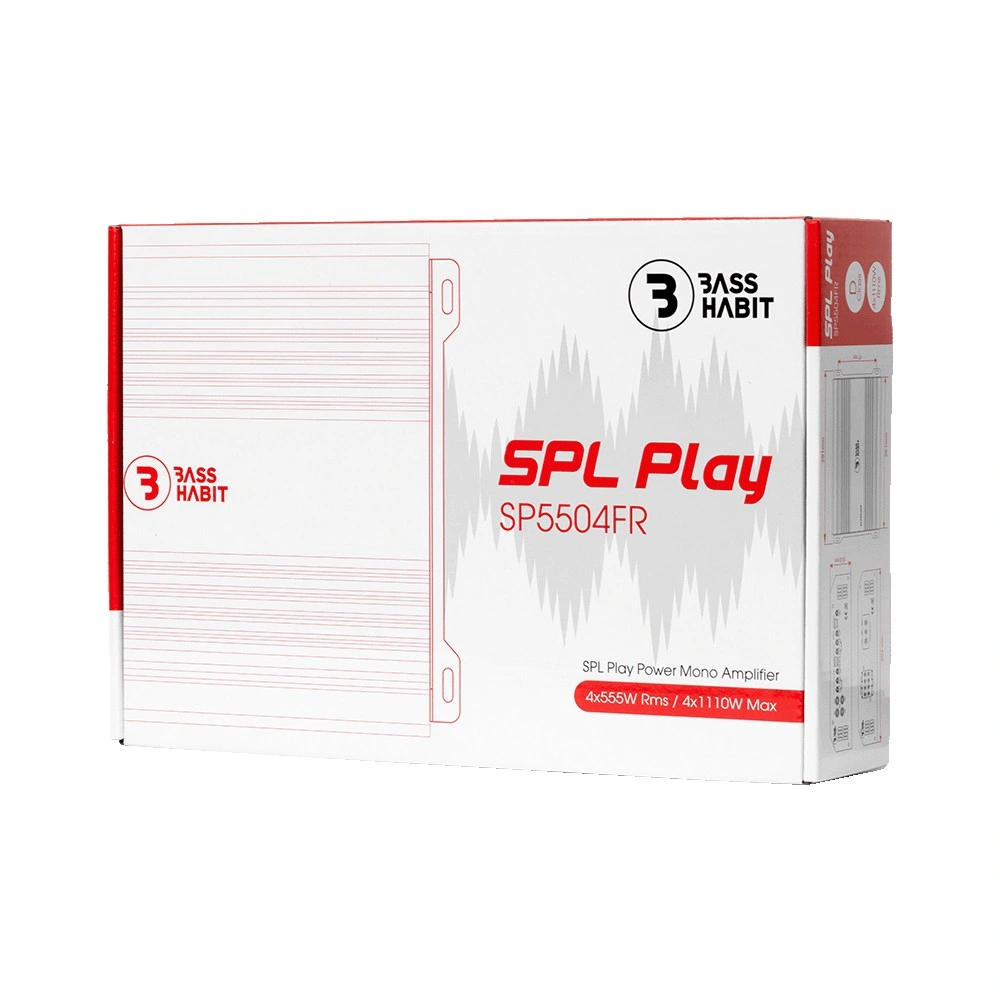 Bass Habit SPL Play SP5504FR, fyrkanaligt slutstegb