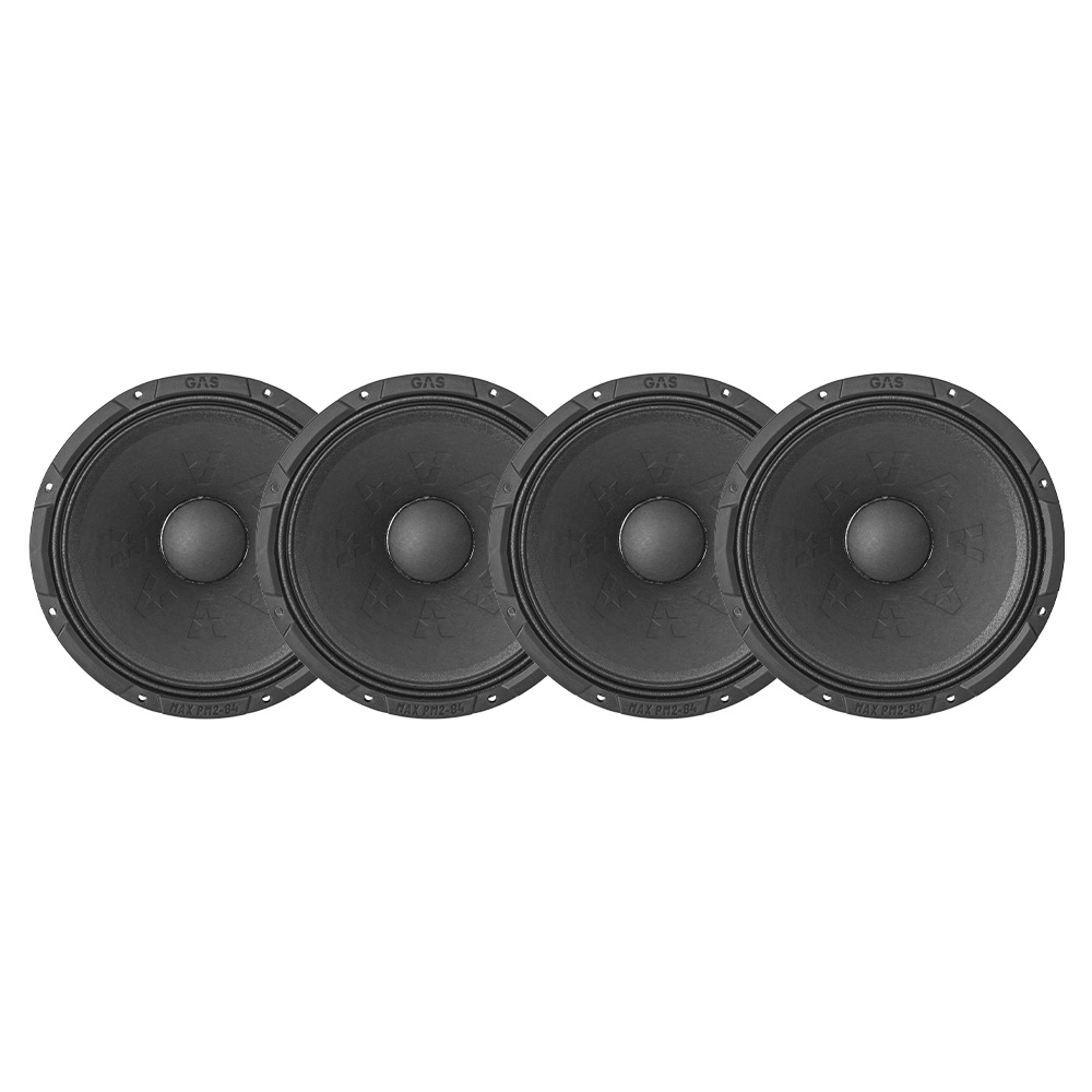 4-pack GAS MAX PM2-84, 8 tums midbas/mellanregister