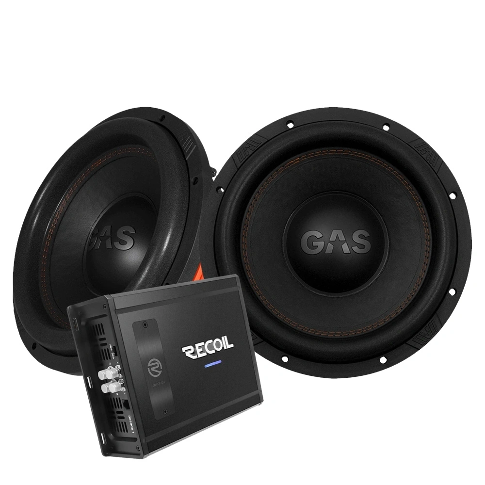 2-pack GAS MAX S1-12D1 med Recoil DII 3300.1, 2x12" baspaket
