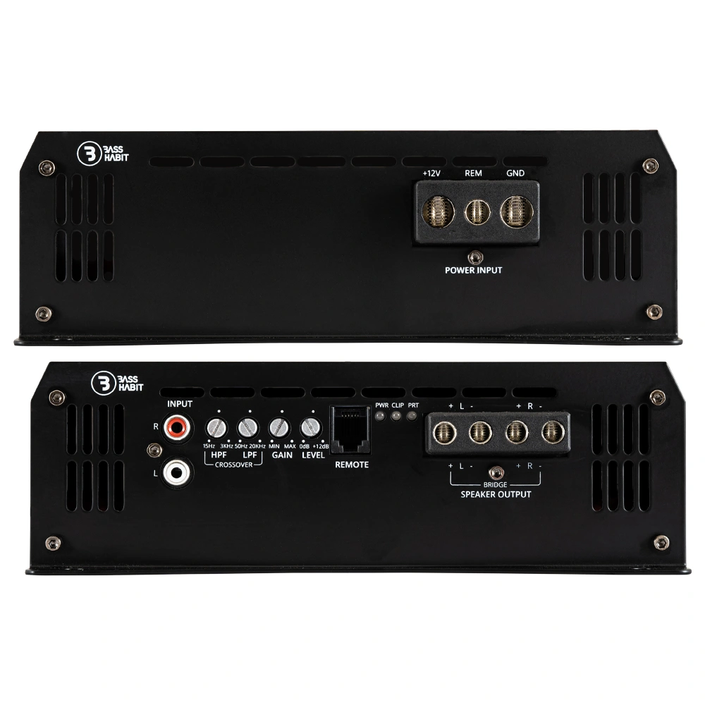 2-pack Rockford Fosgate P3D2-12 & Bass Habit SE550.2DF, baspaket i byggsats