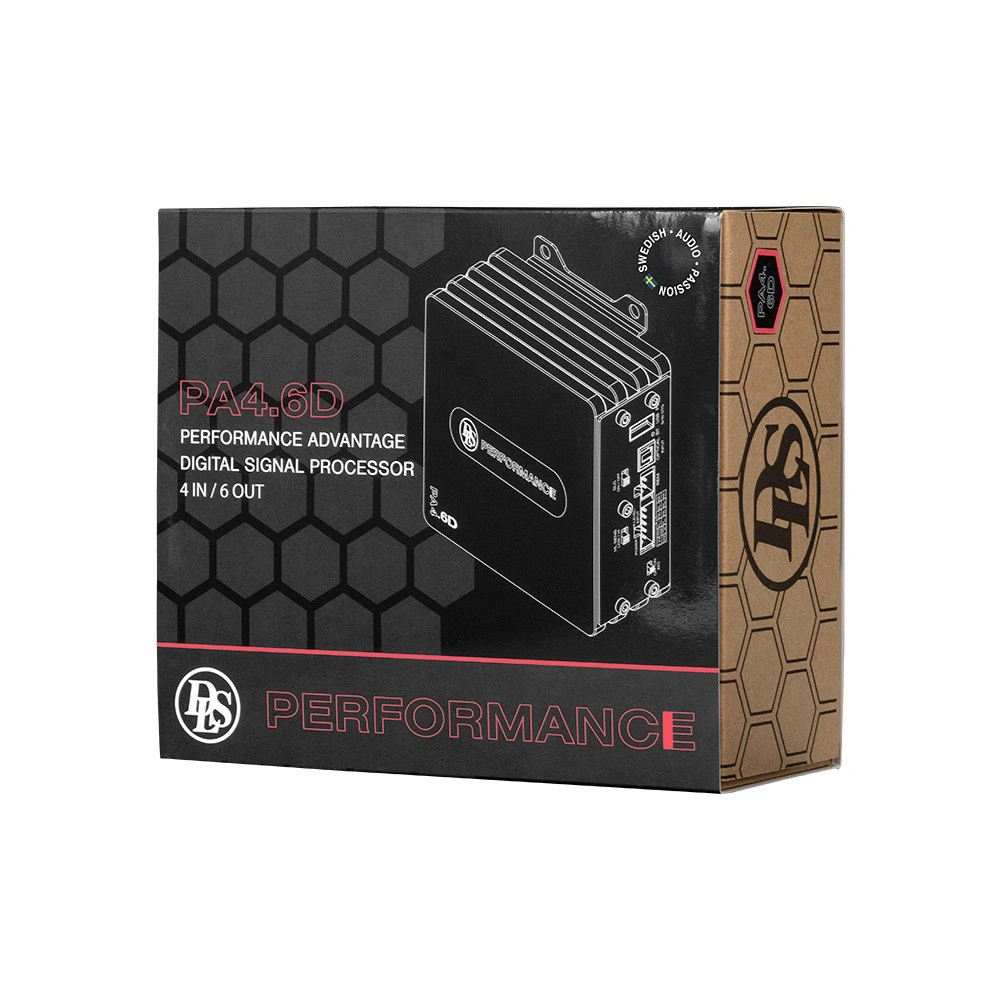 DLS PA4.6D, 6-kanalig DSP med Bluetooth