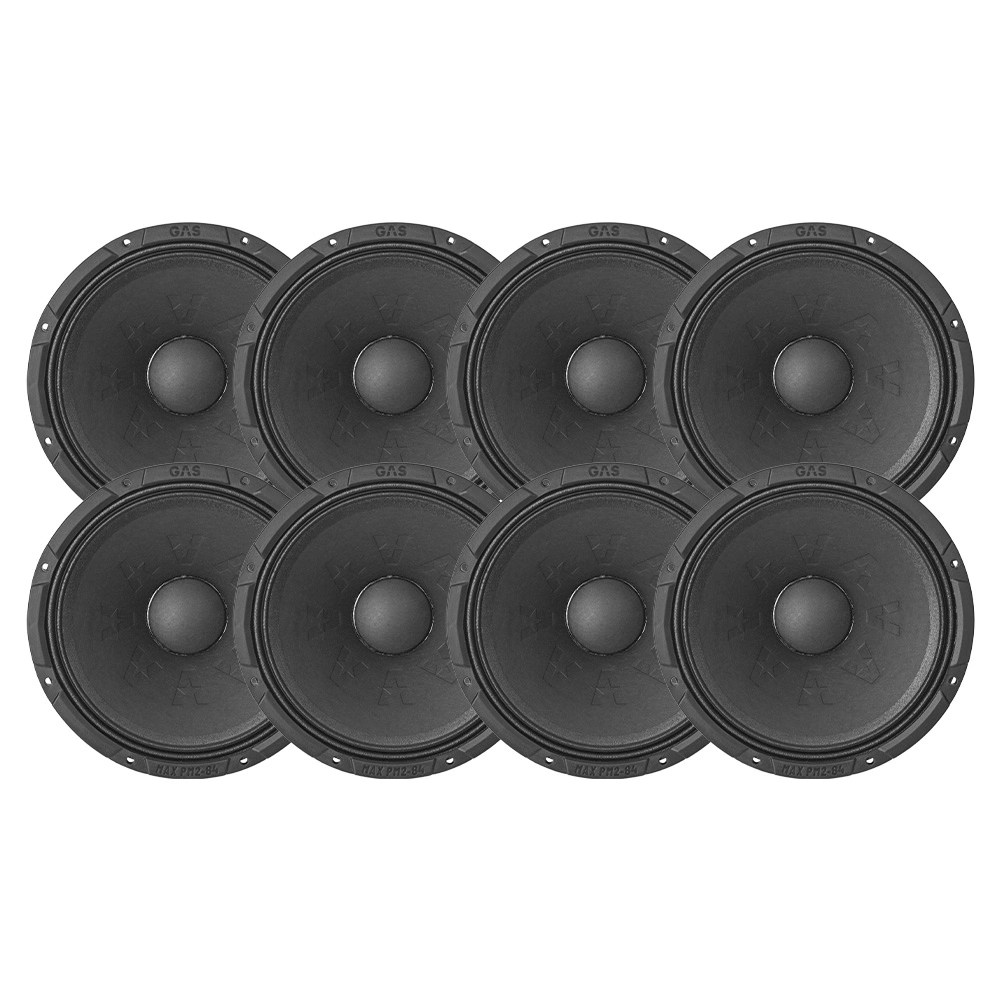 8-pack GAS MAX PM2-84, 8 tums midbas/mellanregister