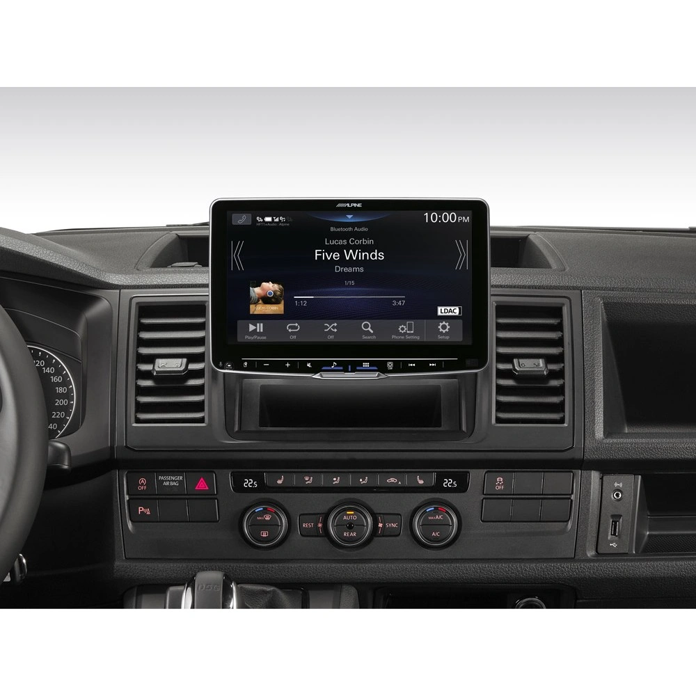 Alpine iLX-F905T6 (Halo 9, 2:a gen.), bilstereo till Volkswagen T5/T6