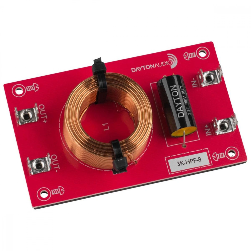 Dayton Audio Högpassfilter 12dB/okt 8ohm, styck