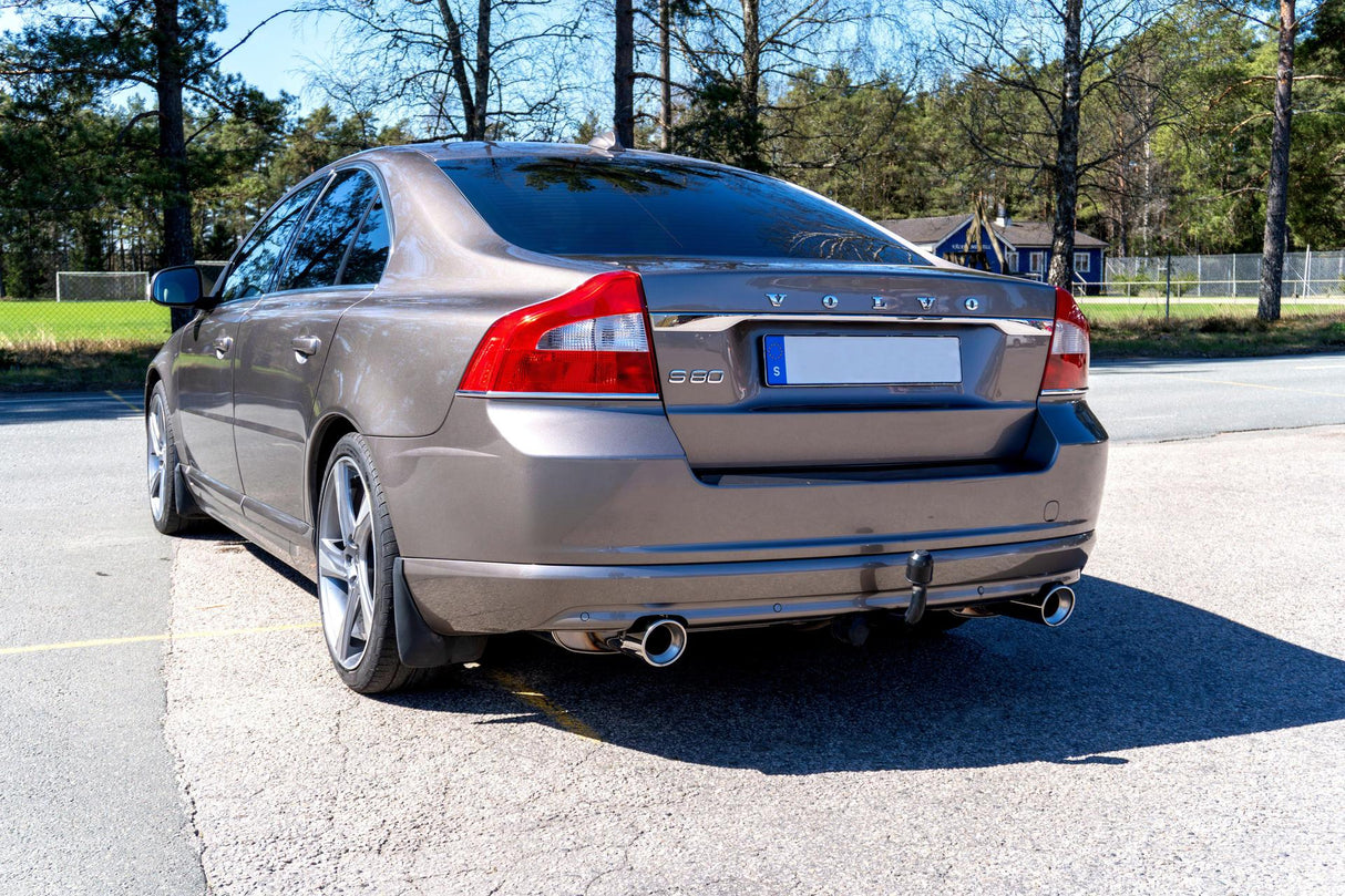 Rostfritt Avgassystem till Volvo V70 2008- T6 AWD