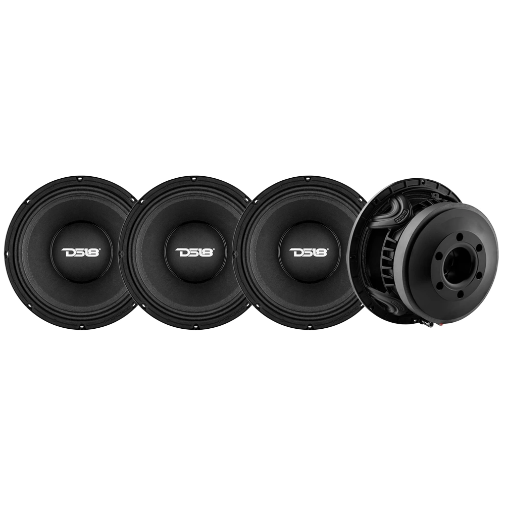 4-pack DS18 10XL1400-4, 10 tums midbas