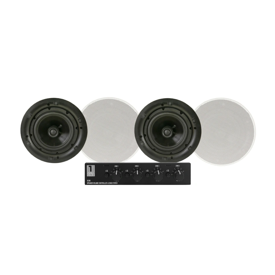 4-pack DLS IC623 med System One SC4B högtalarväxel