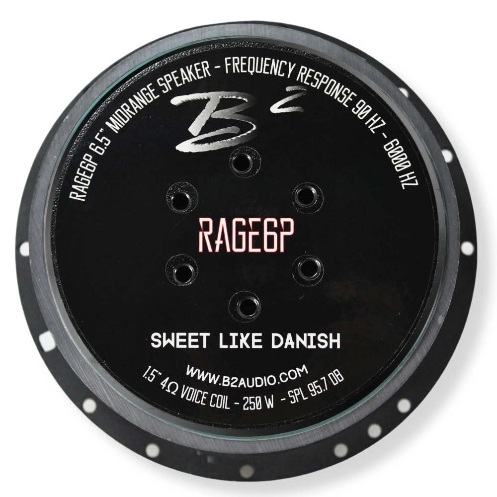 B² Audio RAGE 6P, 6.5tums midbasar